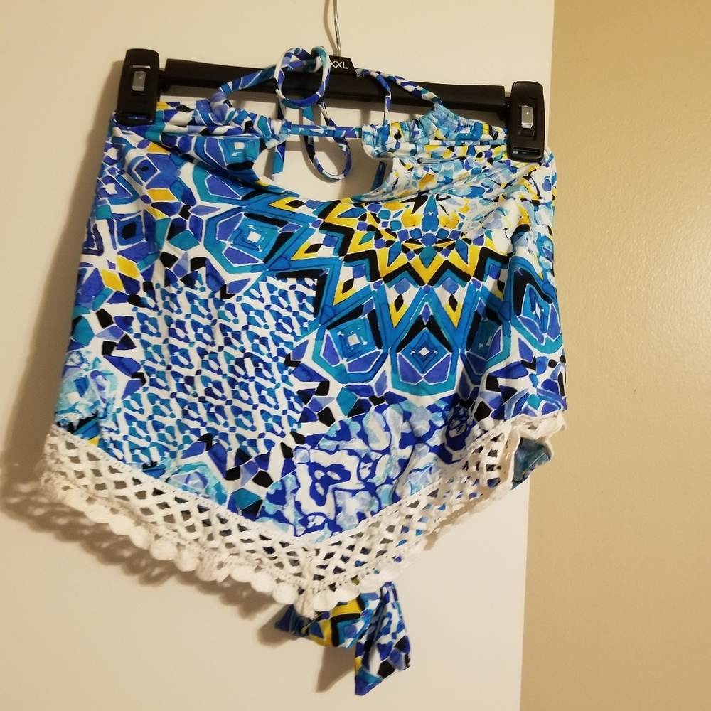 Halter swim top